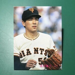 1985年　カルビー　プロ野球カード　85年　212番　巨人　槙原　　　【E58】