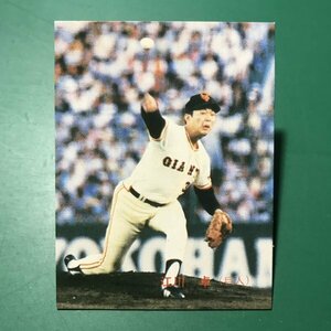 1983年　カルビー　プロ野球カード　83年　569番　巨人　江川　　　【E58】