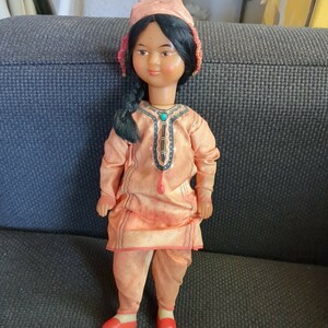 民族人形　ソビエト連邦　民族衣装 人形 現状渡し 検索 抱き人形 アジア 西アジア フィギュア ドール ビンテージ　ソフビ