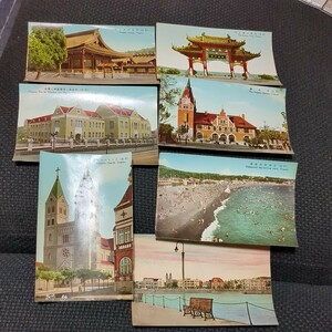 絵葉書　青島　青島マーケット吉田絵葉書店発行　ポストカード