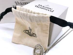 [15360] Vivienne waste to wood small o-b necklace silver Vivienne Westwood Ribon stylish pretty Kirakira storage sack 