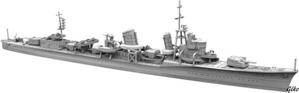 【特型駆逐艦 響 1/700スケール】プラモデル 日本海軍 特型駆逐艦 響 16.9cm×1.5cm×4cm インテリア