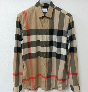 BURBERRY Burberry проверка рубашка M мужской рубашка с длинным рукавом tops Burberry Japan прекрасный товар обычная цена 90,000 иен степени 