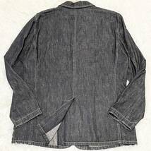 【名作】Calvin Klein jeans カルバンクライン ジーンズ　デニムジャケット　ジージャン　Mサイズ　スカル　薄手　テーラードジャケット　_画像3