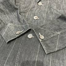 【名作】Calvin Klein jeans カルバンクライン ジーンズ　デニムジャケット　ジージャン　Mサイズ　スカル　薄手　テーラードジャケット　_画像5