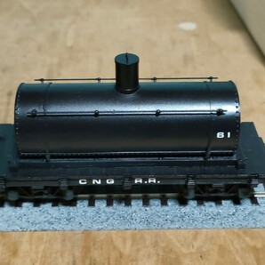 On30 18' tank car 2輌 FMWキット個人作品16.5mmゲージ 1/48 アメリカ型 ナローゲージ CNG R.R. 古典的タンク車の画像9