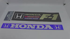 HONDA　F1　GRAND-PRIX　RACING　TEAM　ホンダ　F1　グランプリ　　アイルトン・セナ　ヘルメット対応？　ステッカー