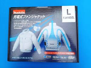 【新品】ｍａｋｉｔａ　マキタ　充電式ファンジャケット　袖取り外し可能タイプ　Ｌサイズ　ＦＪ４１０ＤＺＬ