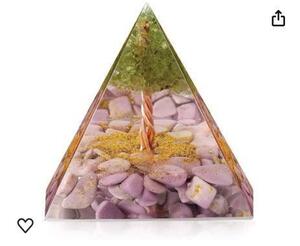 . except orgonite pyramid ( life. . peridot &repido light )