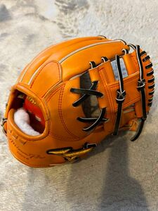 硬式野球グローブ　ミズノプロオーダー坂本勇人型　HAGAJapan耕作印あり。