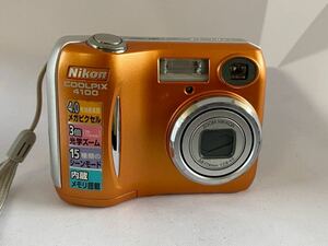 1円スタート Nikon ニコン コンパクトデジタルカメラ COOLPIX 4100 デジタルカメラ E4100 クールピクス 電池式 通電確認済み