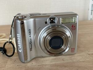 1円スタート Canon キャノン コンパクトデジタルカメラ PowerShot パワーショット A560 デジタルカメラ デジカメ コンデジ 通電確認済み