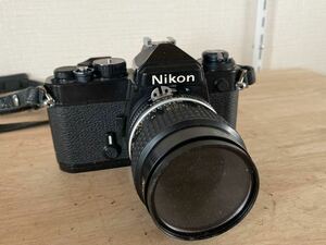 1円スタート Nikon ニコン フィルムカメラ ブラック カメラ FE レンズ 