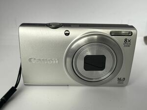 1円スタート Canon キャノン PowerShot A4000IS コンパクトデジタルカメラ パワーショット デジカメ シルバー バッテリー付属