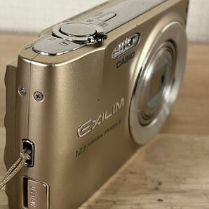 1円スタート CASIO EXILIM EX-Z400 コンパクトデジタルカメラ カシオ エクシリム ゴールド デジカメ 充電器付き 通電確認済みの画像4