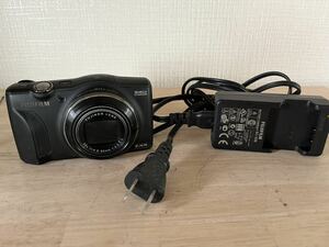 1円スタート FUJIFILM FINEPIX F800-EXR コンパクトデジタルカメラ 富士フィルム ファインピクス デジカメ ブラック 充電器付 通電確認済み