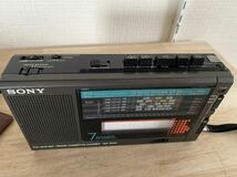 1円スタート SONY ソニー カセットコーダー WA-6000 ラジカセ ラジオ _画像3