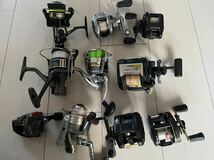 ●1円スタート SHIMANO Daiwa リール 10点 super小船 REVROS MX2500 Result150 APERTOXT2000 ST1000H 棚HUNTER-GSmini ダイワ シマノ _画像1