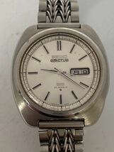 1円スタート SEIKO 5 ACTUS セイコー ファイブ アクタス腕時計 6106-7440 デイデイト 自動巻き SS メンズ腕時計_画像9