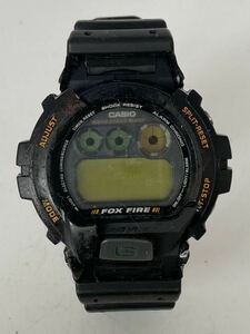 1円スタート CASIO カシオ G-SHOCK 腕時計 FOX FIRE DW-6900 デジタル ブラック メンズ腕時計