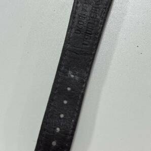 1円スタート SEIKO セイコー 7830-5220 メンズ レディース 腕時計 クォーツ ゴールド文字盤 レザーベルト の画像8