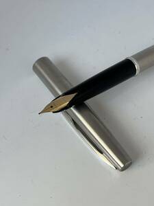 1 jpy start SAILOR silver fountain pen pen .14K gold sailor Gold 14K-585 black writing implements stationery 