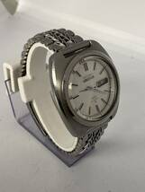1円スタート SEIKO 5 ACTUS セイコー ファイブ アクタス腕時計 6106-7440 デイデイト 自動巻き SS メンズ腕時計_画像3