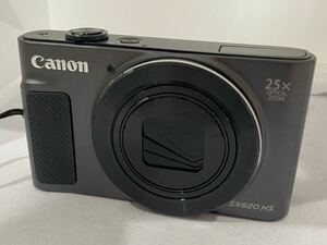 1円スタート Canon キャノンコンパクトデジタルカメラ SX620 HS ブラック デジカメ PowerShot 25X 通電確認済み