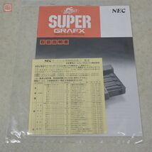 1円〜 未使用 PCE PCエンジン スーパーグラフィックス PI-TG4 本体 SUPER GRAFX 日本電気 NEC 箱説付【20_画像8