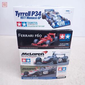 未組立 タミヤ 1/20 マクラーレン メルセデス MP4/13/フェラーリ F60/タイレル P34 1977 モナコGP まとめて4点セット TAMIYA【20の画像2