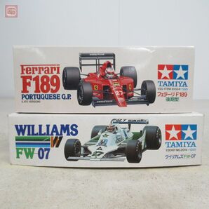 未組立 タミヤ 1/20 ウイリアムズ FW-07/フェラーリF189 後期型 計2点セット TAMIYA Ferrari WILLIAMS【20の画像2