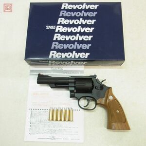 tanaka model gun S&W M19 combat Magnum Ver.3 4 -inch HW wooden grip SPG present condition goods [20