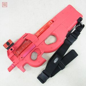 DOUBLE BELL double bell electric gun P-90 P90 pink electron trigger dot site attaching present condition goods [20