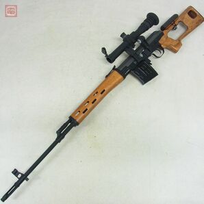 A&K 電動ガン SVD ドラグノフ リアルウッド 木製ストック スコープ付 現状品【60の画像1