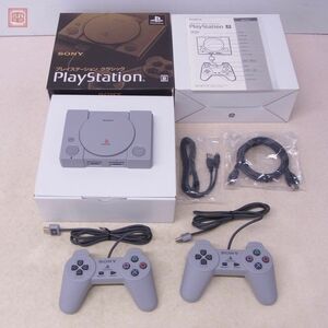 動作品 PS プレステ プレイステーション クラシック SCPH-1000R Play Station ソニー SONY ミニプレステ 箱説付【20