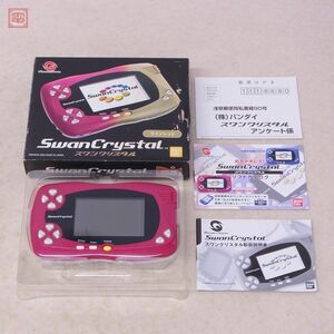  unused WS WonderSwan s one crystal body SCT-001 wine red Bandai BANDAI box opinion post card attaching [10