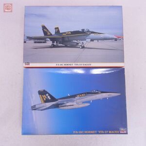 未組立 ハセガワ 1/48 F/A-18C ホーネット VFA-115 イーグルス+VFA-27 メイセス まとめて2個セット Hasegawa HORNET EAGLES MACES【20