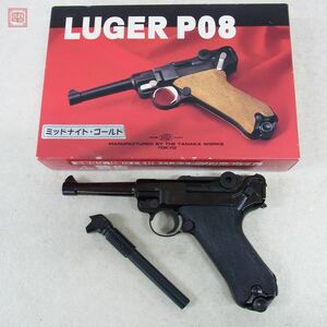 tanaka gas broLUGER Luger P-08 midnight Gold GBB blowback present condition goods [20