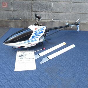  Kyosho kyali bar 90 engine / receiver / servo / Gyro installing total length approximately 145cm RC radio controller helicopter kyosyo CALIBER90 operation not yet verification present condition goods [SK