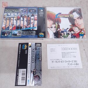  operation guarantee goods NG Neo geo CD The * King *ob* Fighter z*98 Neo geo NEOGEOes*en* Kei SNK box opinion obi post card attaching [10