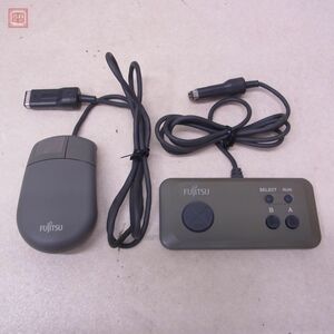  operation goods Fujitsu FM TOWNS mouse (FMT-MO103) + pad (FMT-PD102) together 2 piece set FUJITSU[10
