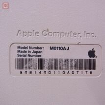 Apple Macintosh Plus キーボード M0110AJ ケーブル付 + マウス M0100 まとめてセット アップル マッキントッシュ 動作未確認【20_画像6
