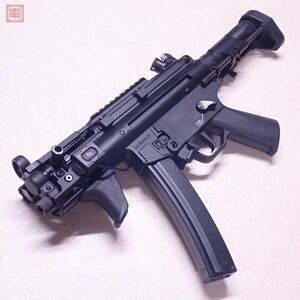 CYMA 電動ガン Enhanced エンハンスド MP5K PDWストック 電子トリガー 流速カスタム SUREFIREタイプ フラッシュライト付 現状品【20