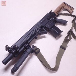 カスタム品 S&T フルメタル電動ガン HK417D / FAB SSR-25 ストック 電子トリガー 流速カスタム 現状品【40