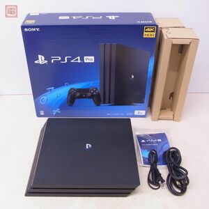 動作品 シリアル一致 PS4 Pro プレステ4 プロ 本体 CUH-7200C ジェットブラック Jet Black HDD 2TB 初期化済 ソニー SONY 箱説付【40