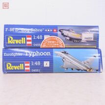 未組立 レベル 1/48 F-86D ドッグサーベル/ユーロファイター タイフーン 計2点セット Revell Dog Sabre Typhoon【20_画像2