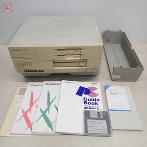 NEC PC-9821Ap2/U2 корпус чехол запасного колеса на торцевой двери / руководство пользователя / система install FD/MS-DOS3.3D есть Япония электрический электризация только проверка HDD нет детали брать .. пожалуйста [40