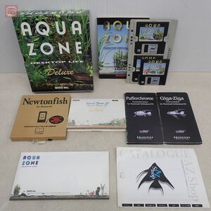 Macintosh AQUAZONE/Deluxe ver1.5/Special Thanks CD/Newtonfish/Pufferchrome/Giga-Ziga together set aqua Zone [20