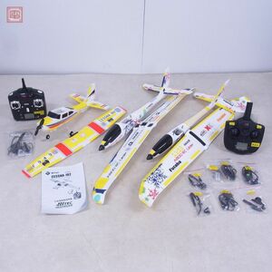 WLtoys F949 Cessna -182/XK A800 RC Glider together 3 machine set servo installing RC radio controlled airplane operation not yet verification present condition goods CESSNA[FH