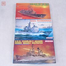 未組立 ドラゴン 1/700 オリバー・ハザード・ペリー級 フリゲート艦/U.S.S. タイコンデロガ級ミサイル巡洋艦 他 計3点セット DRAGON【20_画像1